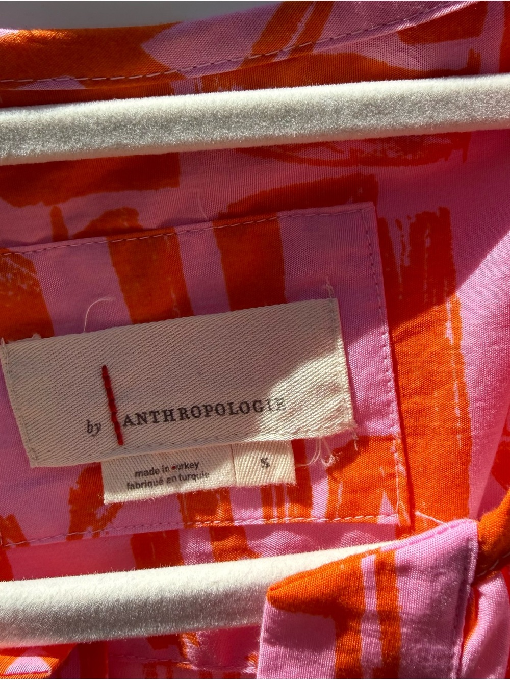 Anthropologie The Somerset Maxi Dress Pink French Writing - Picture 5 of 8